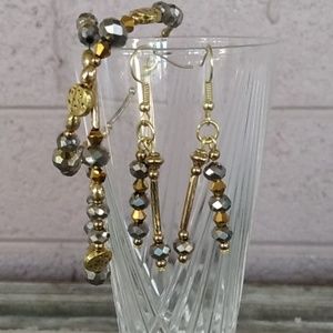 2 Bracelet and Earring Set